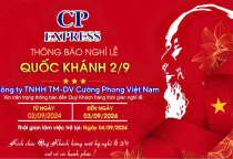 THÔNG BÁO LỊCH NGHỈ LỄ QUỐC KHÁNH 2/9